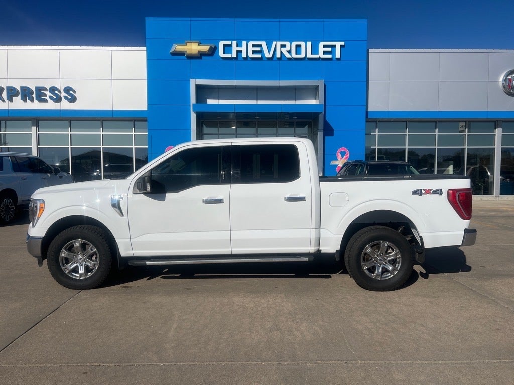 2022 Ford F-150 XL in White — front three-quarter view