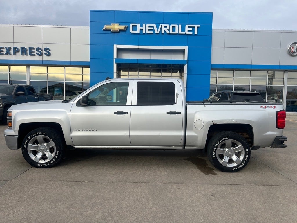2014 Chevrolet Silverado 1500 LT in Silver Ice Metallic — front three-quarter view