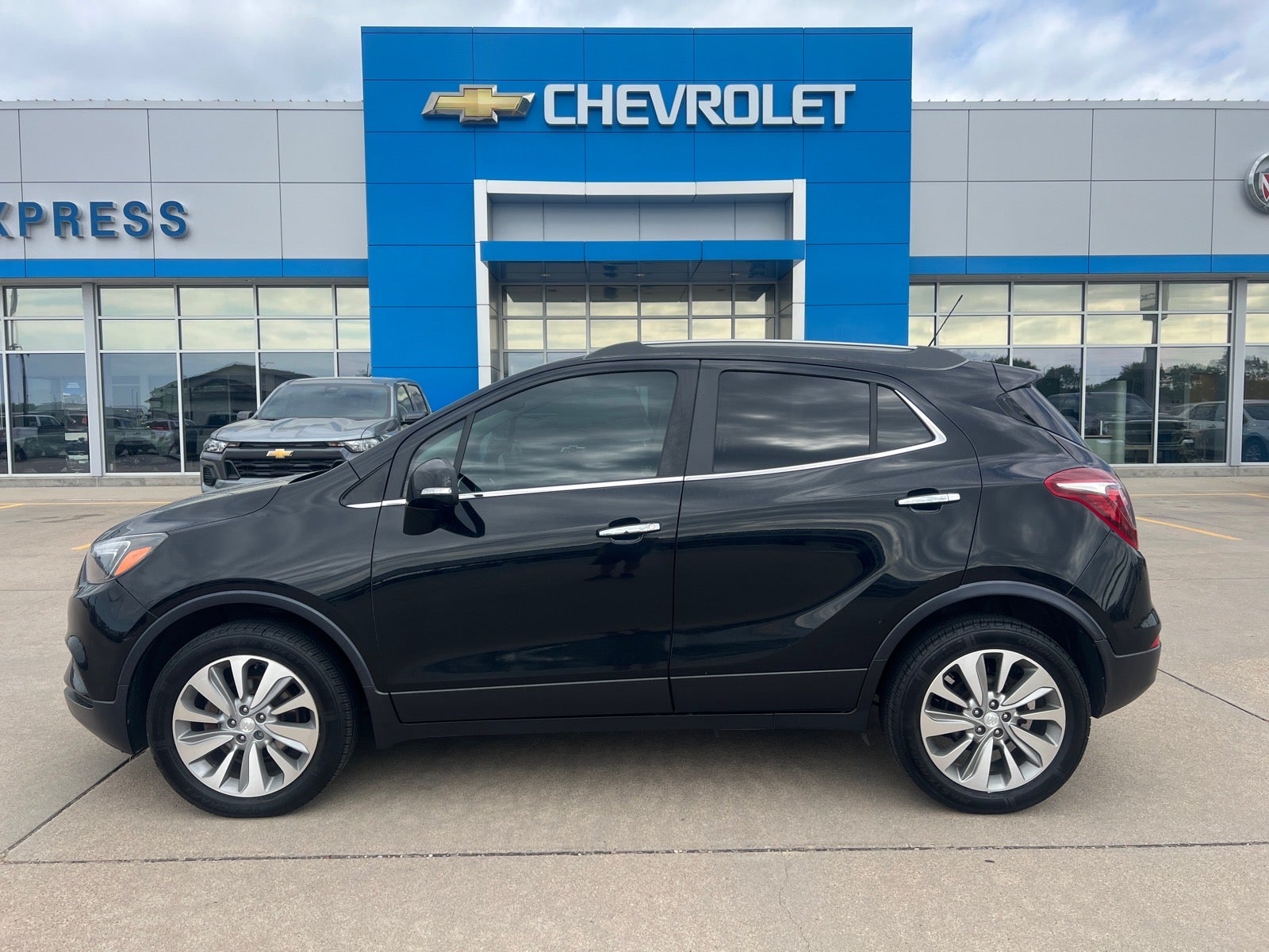 2017 Buick Encore Preferred in Includes (Cm5) Black Carbon Metallic Lower Exterior Accent Color, Paint Code W700s.) — front...